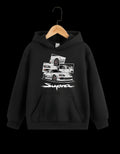 TOYOTA SUPRA MK4 BLACK FULL SLEEVE HOODIE