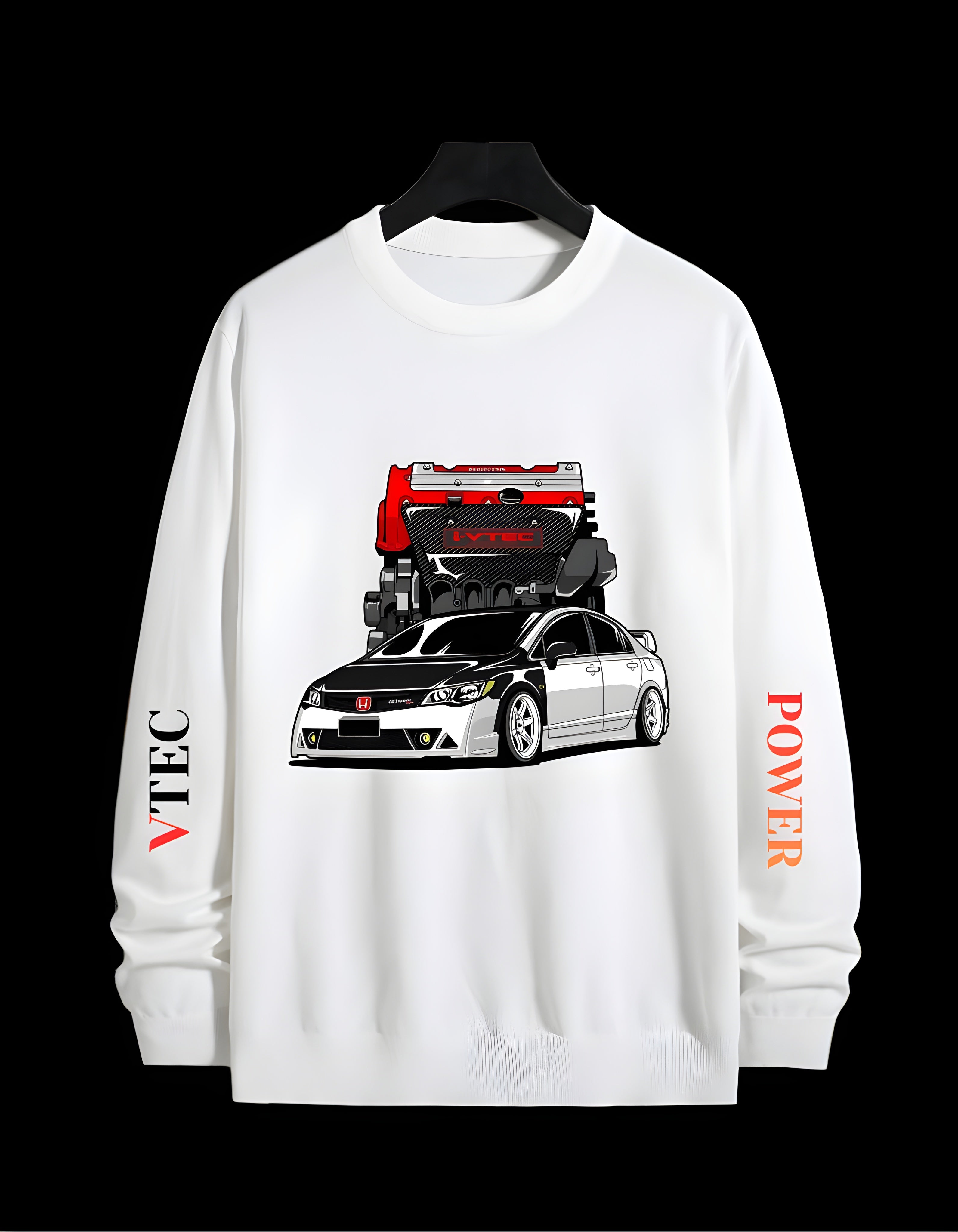 HONDA REBORN FULL SLEEVE CAR T SHIRT