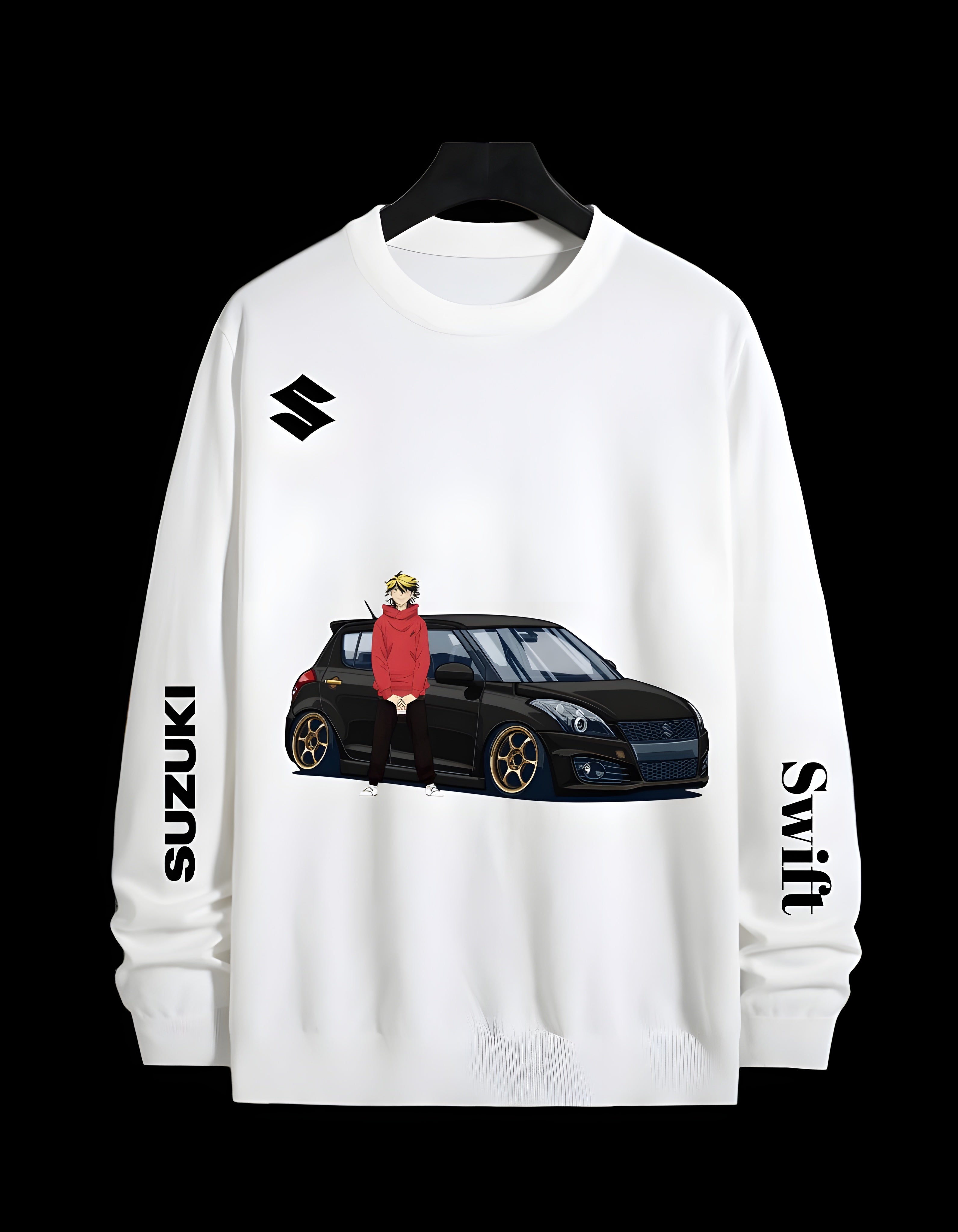 FULL SLEEVE CAR T SHIRT FOR MEN