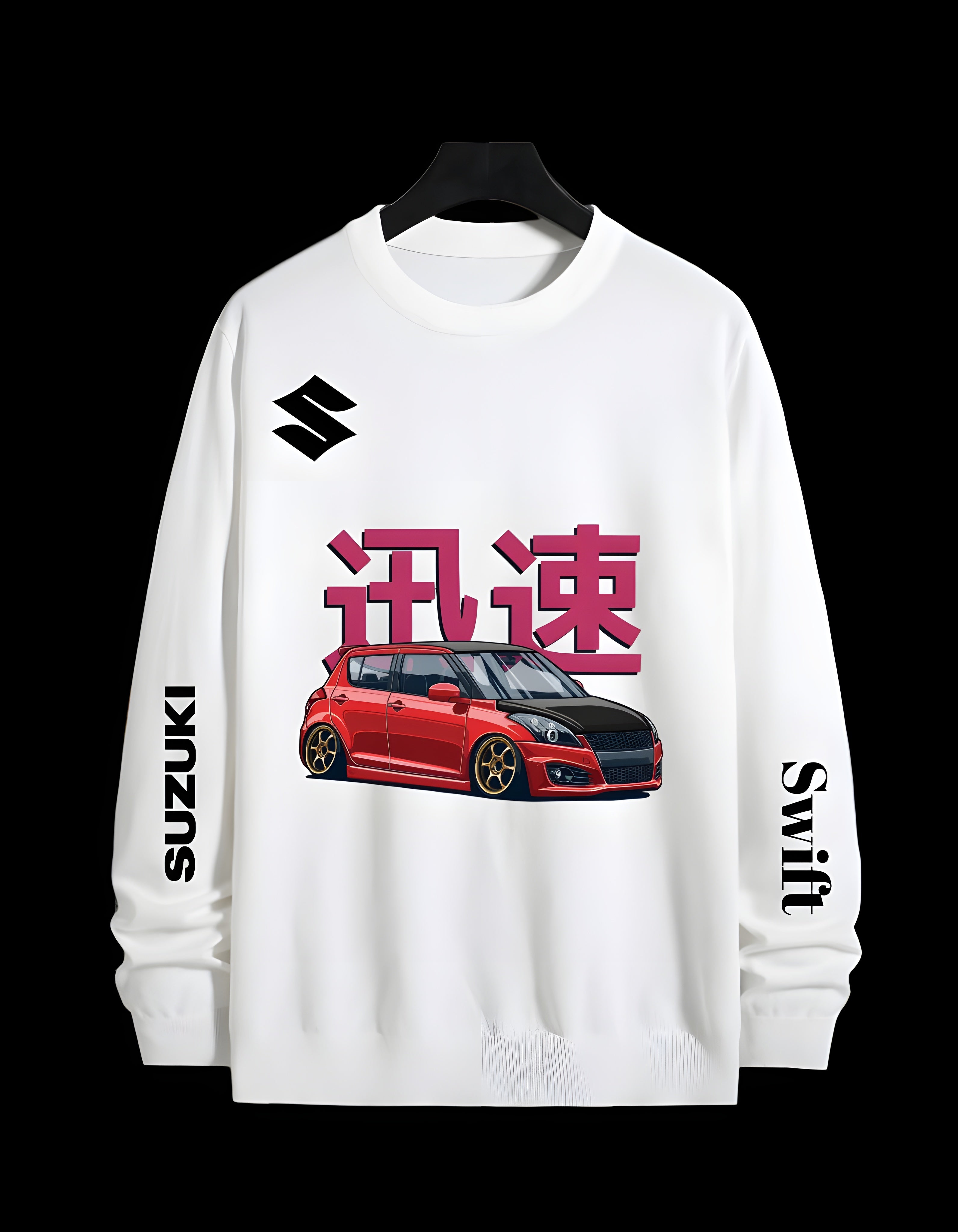 FULL SLEEVE CAR T SHIRT FOR MEN